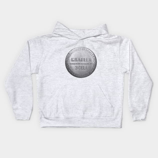 Graflex 3 Cell Stamp (original) Kids Hoodie by 3Cell